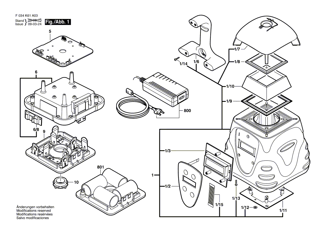 Uusi aito Bosch 2610A06892 Vastaanotin