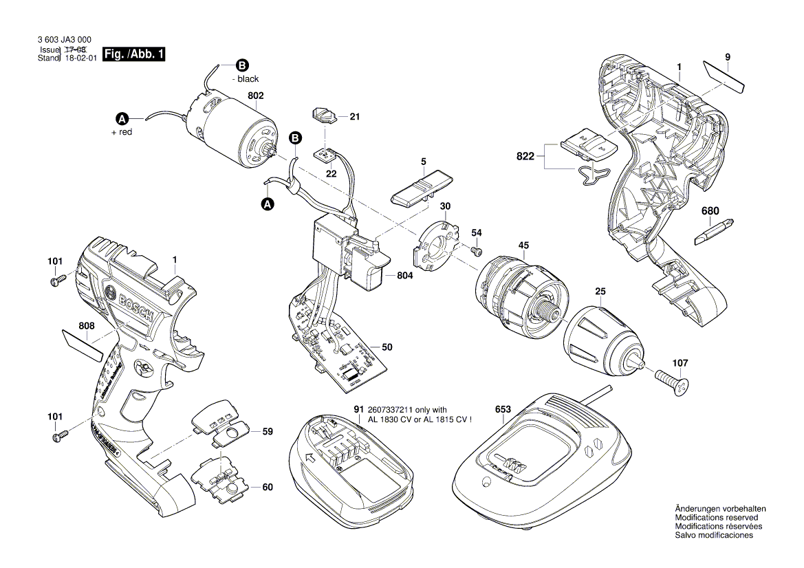 Nieuwe echte Bosch 1600A004bs elektronische assemblage