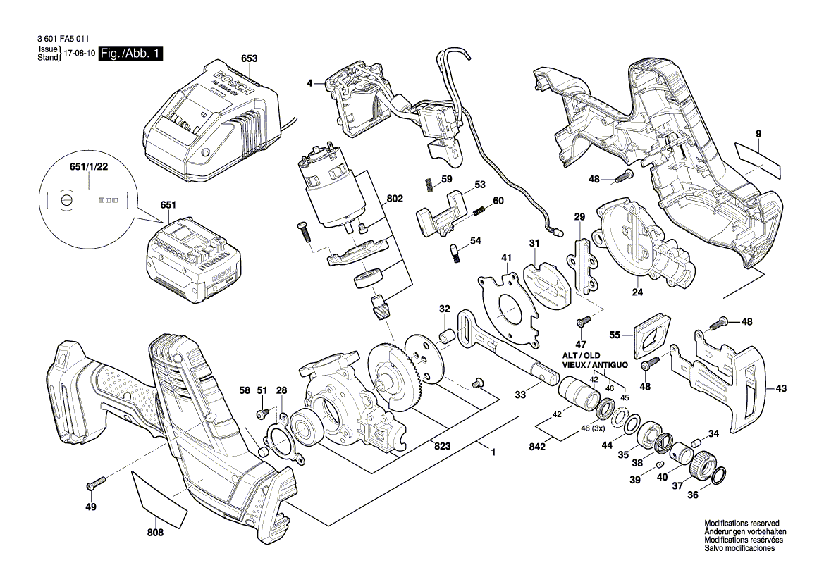 Nieuwe echte Bosch 1619p13842 -naamplaatje