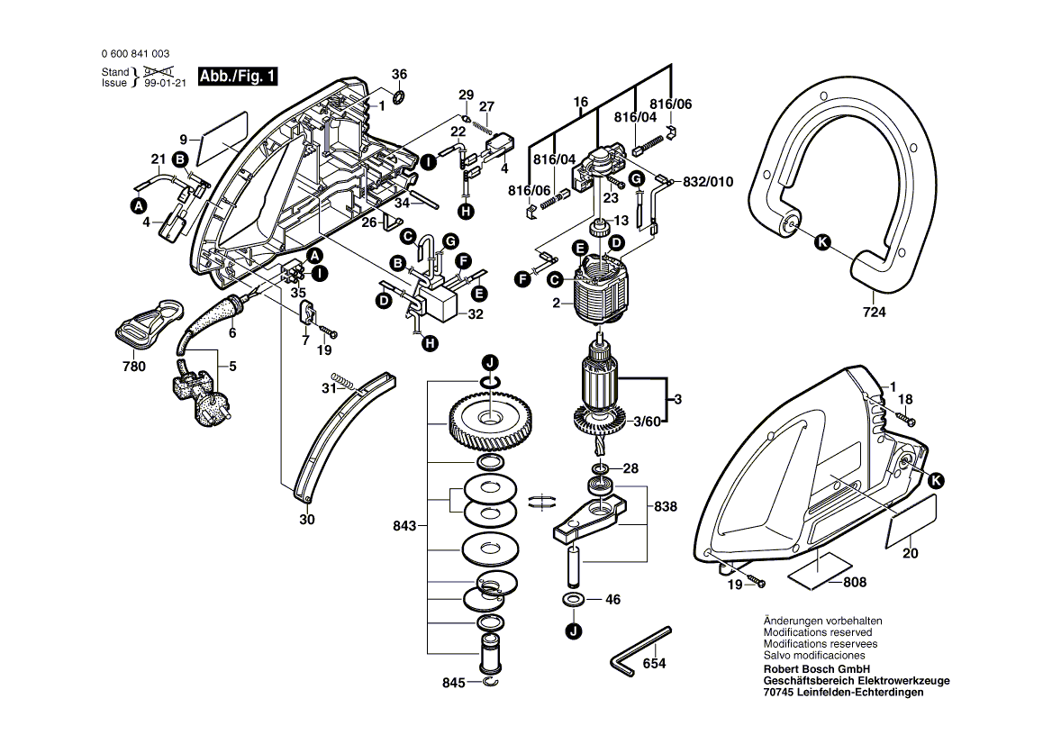 Ny äkta Bosch 2600905021 Groove Ball Bearing