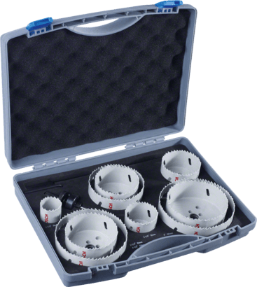 Neu Original Bosch 2608580866 HSS Bi-metall Lochsäge Set Universal, 9-teilig Für