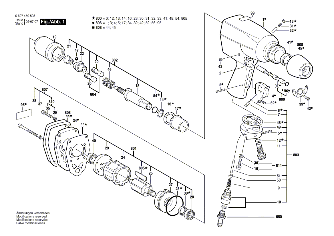 Nieuwe echte Bosch 3609201140 Compressieveer