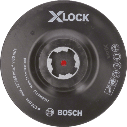 Neu Original Bosch 2608601722 X-LOCK Stützteller mit Klettverschluss für kleine Schleifmaschinen