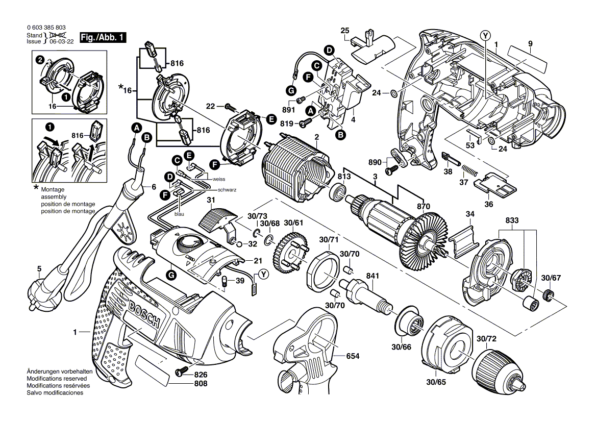 Nouveau véritable Bosch 2605805013 Roulement à bride