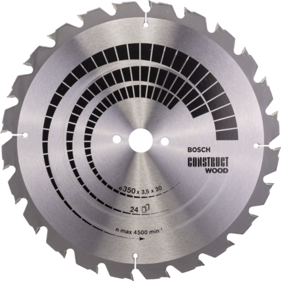 Новое оригинальное полотно для циркулярной пилы по дереву Bosch 2608640692 Construct для настольных пил