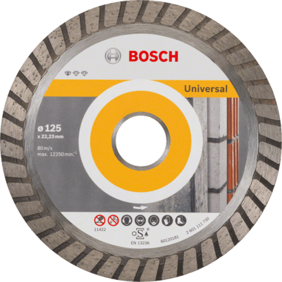 New Genuine Bosch 2608602394 Standard for Universal Turbo Diamond Cutting Disc