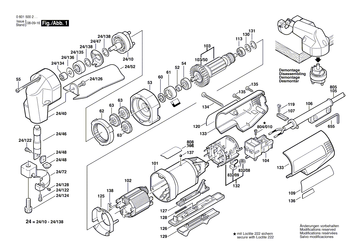 Ny äkta Bosch 3607030229 Socket Head Cap Screw