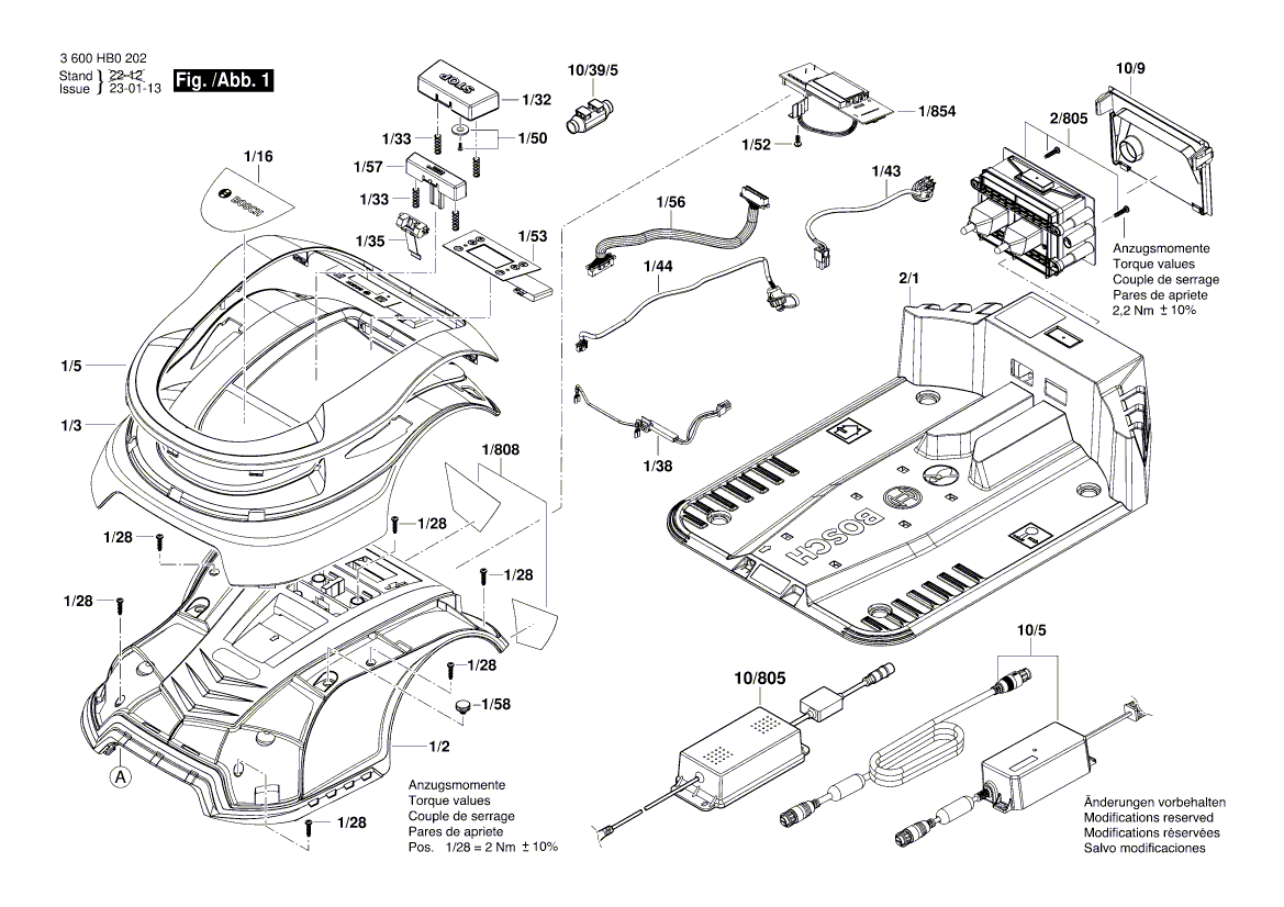 Ny ekte Bosch F016L91312 membran