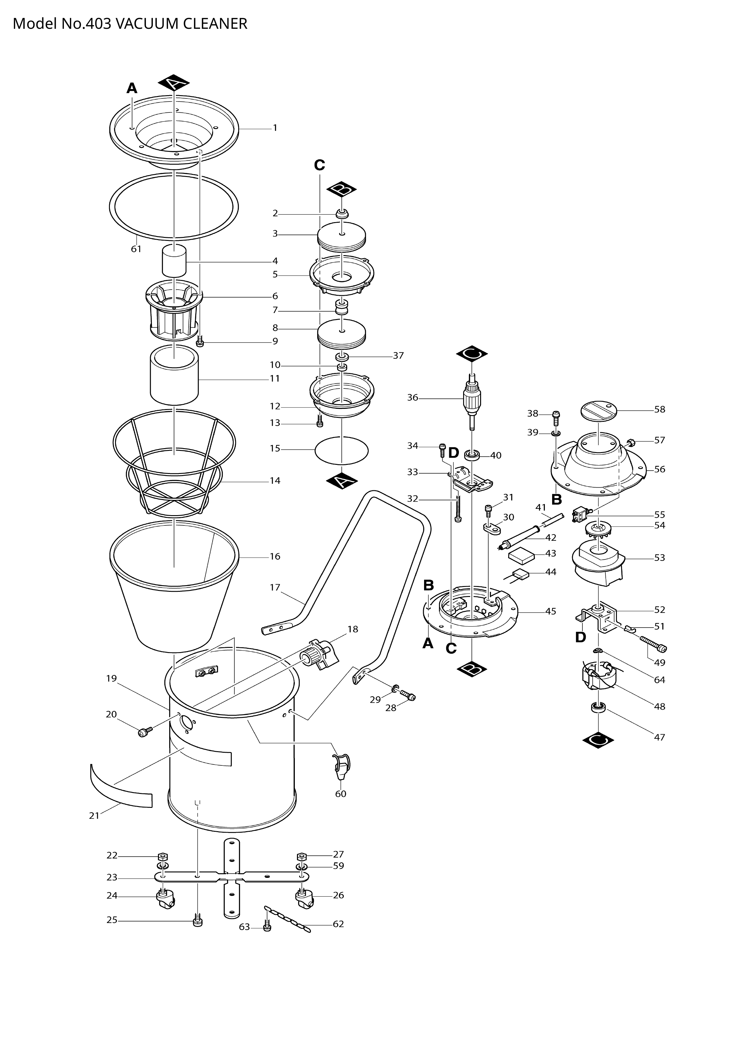 Makita 403 — сборочный чертёж, лист 1, деталь 410222-8 поз. 006
