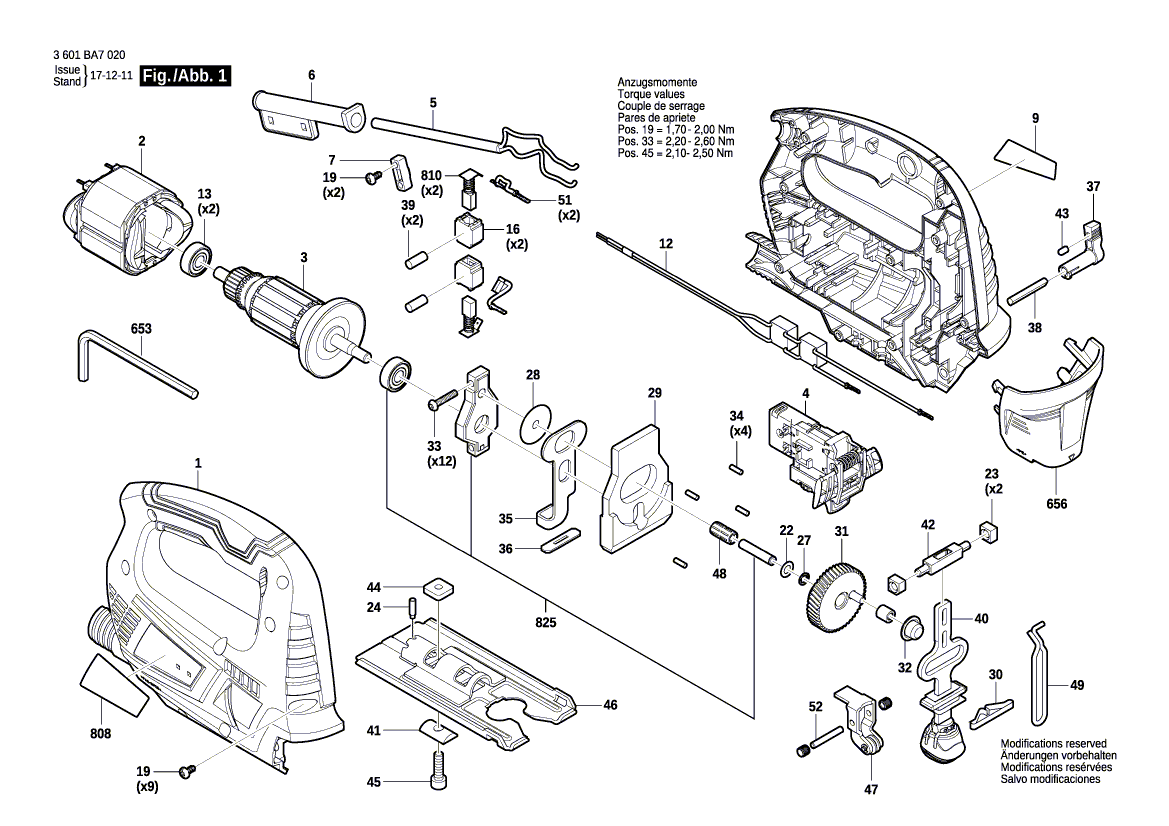 New Genuine Bosch 1619P14035 Nameplate