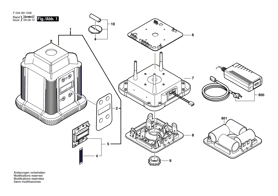 Ny äkta Bosch 2610A06973 Lasermodul