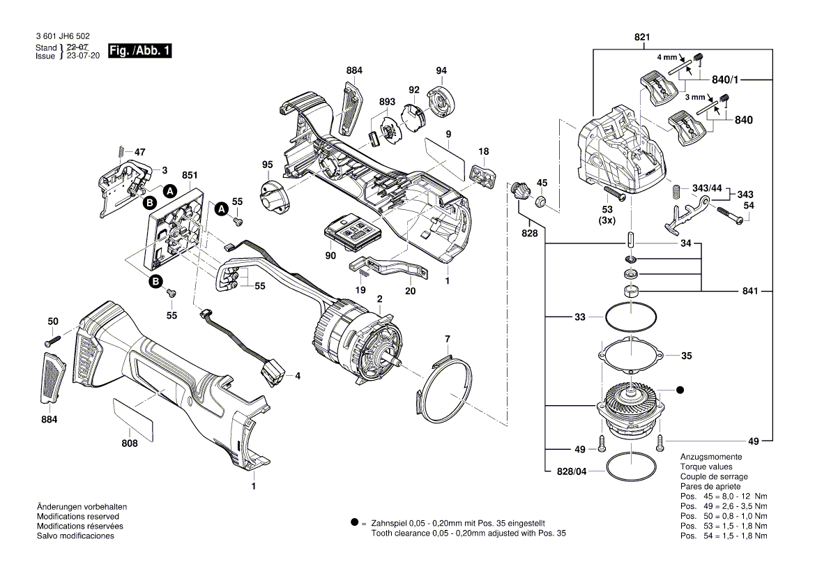 Uusi aito Bosch 1607000DK3 Elektroninen moduuli