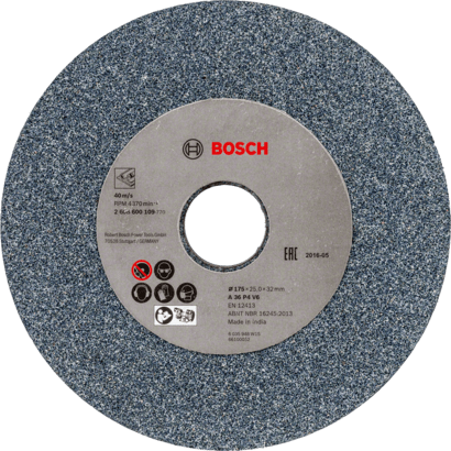 New Genuine Bosch 2608600109 Grinding Wheel for Double-Wheeled Bench Grinders