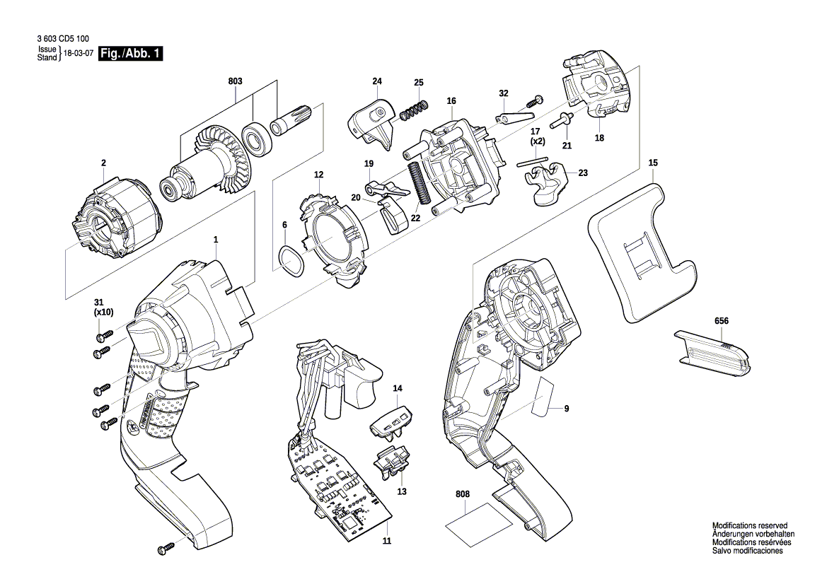 Neue Original-Kettenabdeckung 1600A00J6Z von Bosch