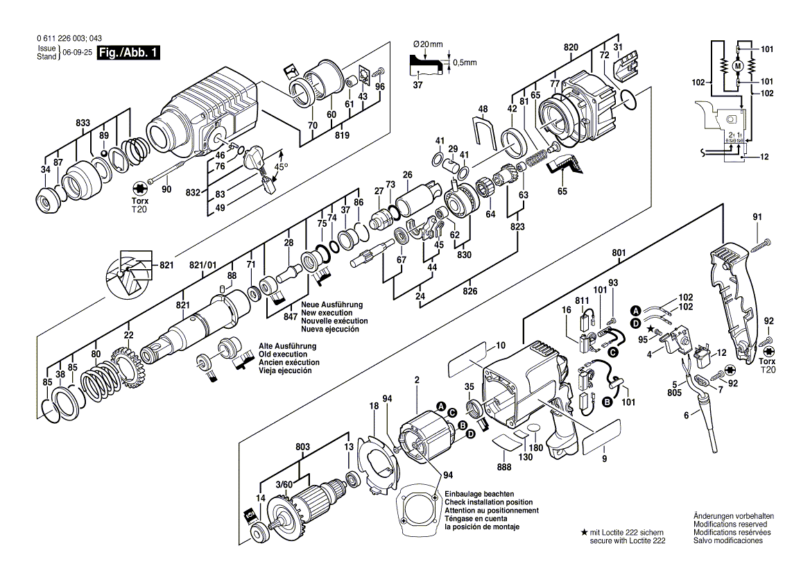 Neue Original Bosch 1616328042 Getriebehülse