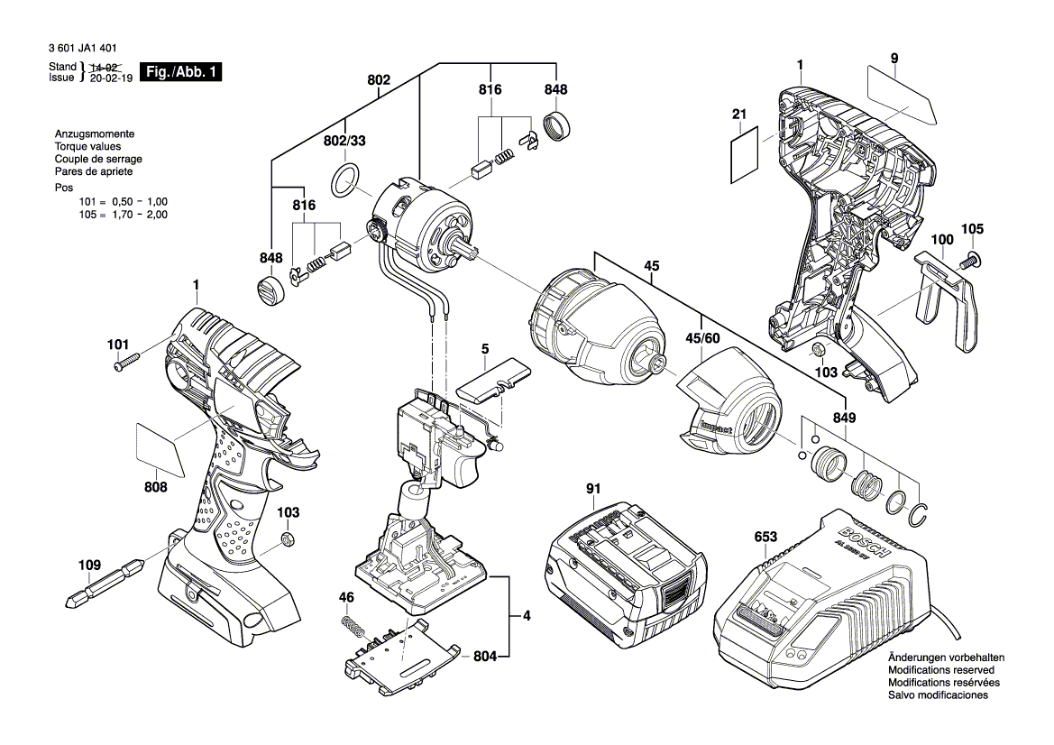 Новый оригинальный корпус Bosch 2609101136