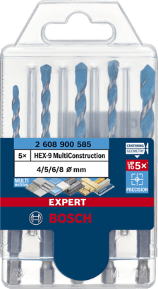 Nouveau véritable bosch 2608900585 Expert HEX-9 Multi Construction Bit Set pour l'impact