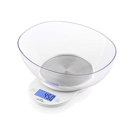 ETA577090000 Mari — Kitchen scale with a bowl, Graduation 1 g, Display type LCD, White