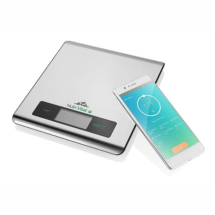 ETA Nutri Vital — Kitchen scales with smart application, Maximum weight (capacity) 5 kg, Graduation 1 g, Display type LCD