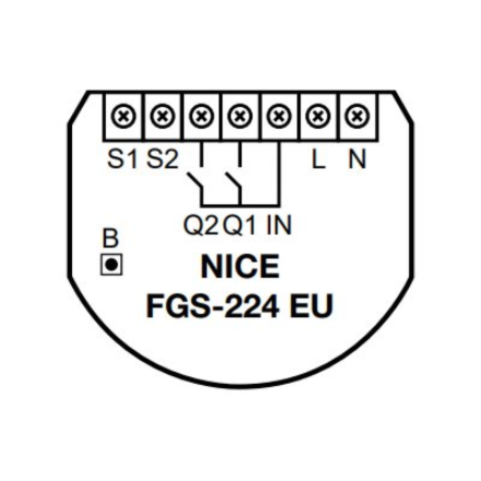 FIBARO NICE FGS-224 EU DoubleSmart-Control