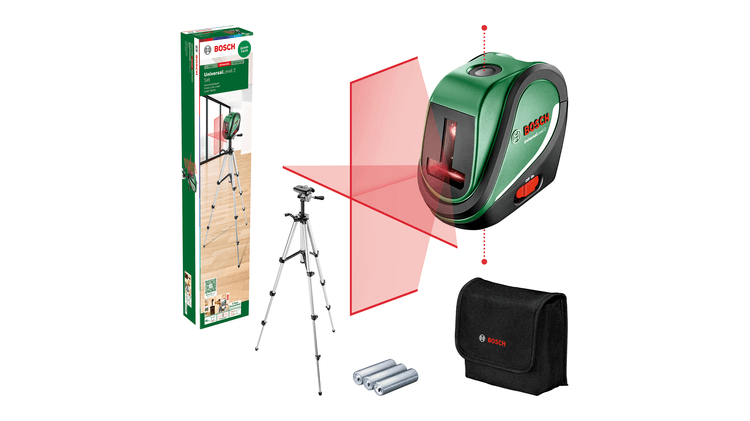 Ny äkta Bosch 0603663803 Level 2 Set Cross Line Laser