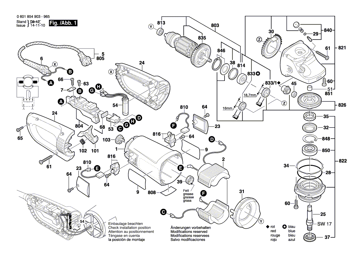 New Genuine Bosch 1607000970 Switch