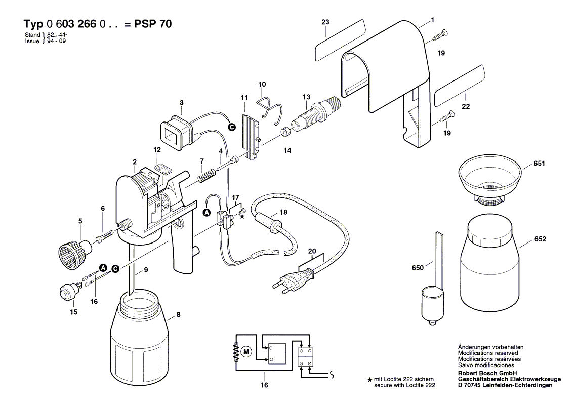 Ny ekte Bosch 1609390366 Vakuum/trykkventil