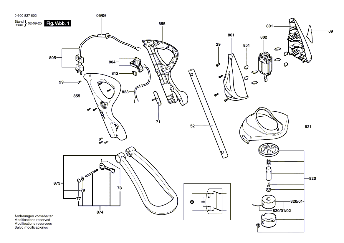 Nieuwe echte Bosch F016103157 Onderdelenset