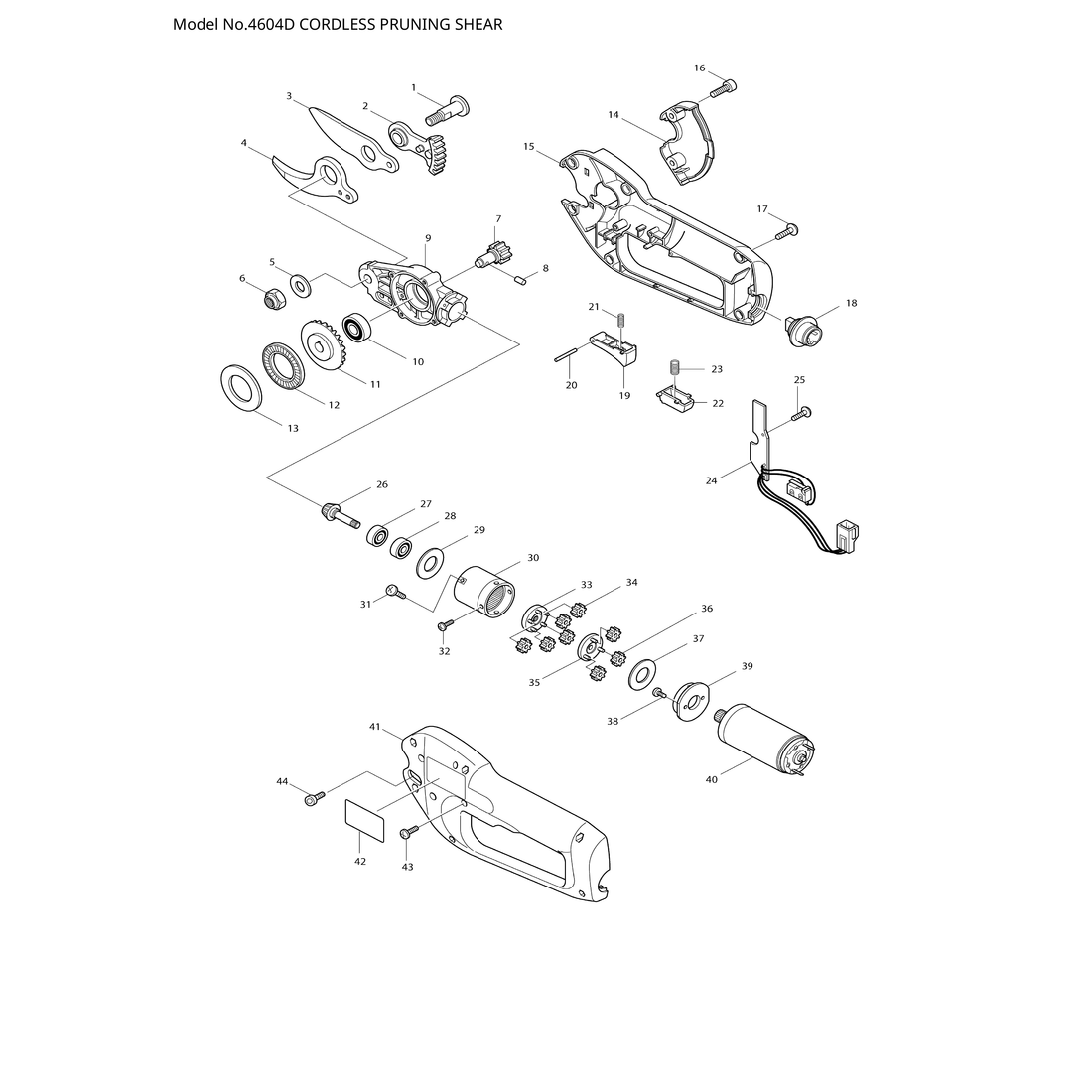 Makita 4604D — сборочный чертёж, лист 1, деталь 630169-2 поз. A10