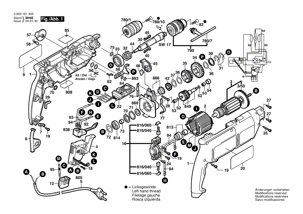 New Genuine Bosch 2604011161 Armature