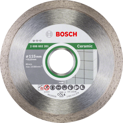 Ny äkta Bosch 2608602201 Standard för keramisk diamantskärningsskiva för