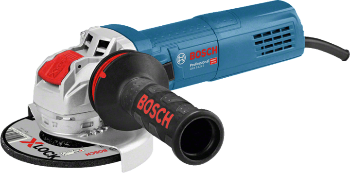 Ny äkta Bosch 06017B2000 GWX 9-125 S Professional Angle Grinder med X-Lock