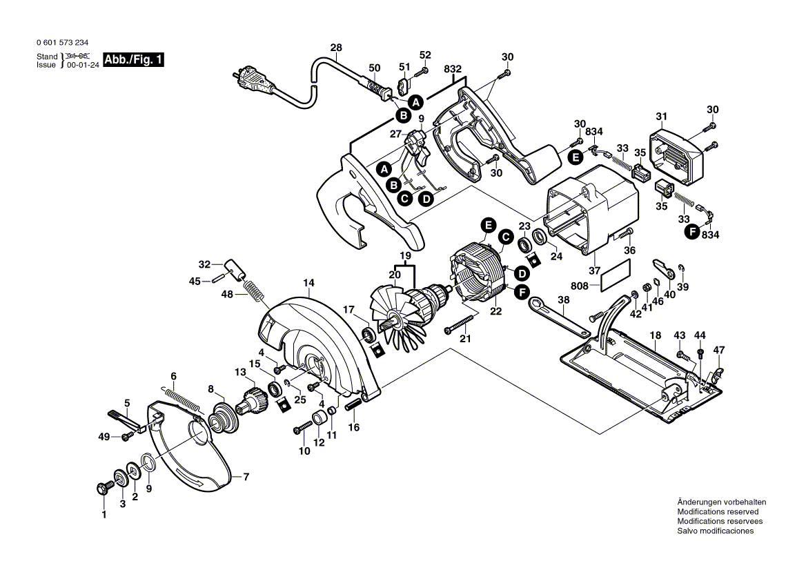 Nouveau authentique Bosch 1619p01535 Rendance