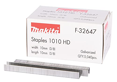 Makita F-32647 Staple 10mm x 10mm, flerfärgad, 10 mm x 10 mm 5040 Antal