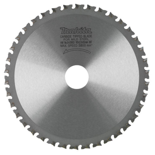 Nieuwe echte Makita B-03953 Metal Blade 185x2x30mm 0 ° T38 voor 4131