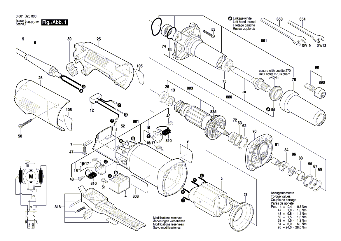 New Genuine Bosch 3607030474 Clamping Unit