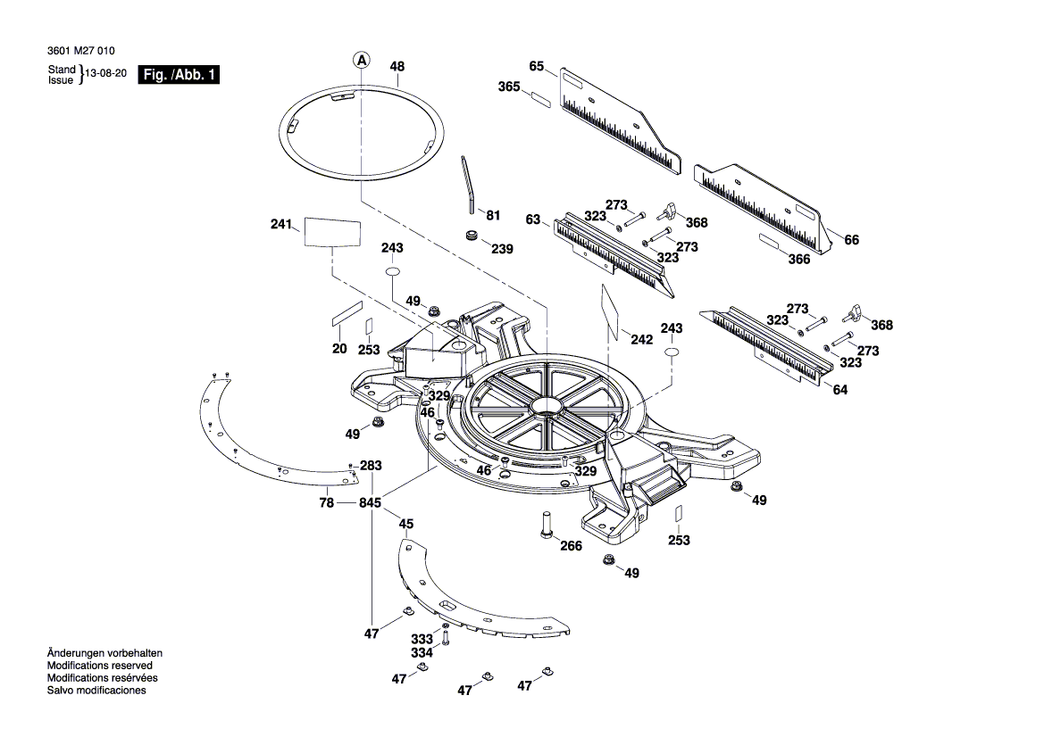 Новый оригинальный зажим Bosch 1609B02413