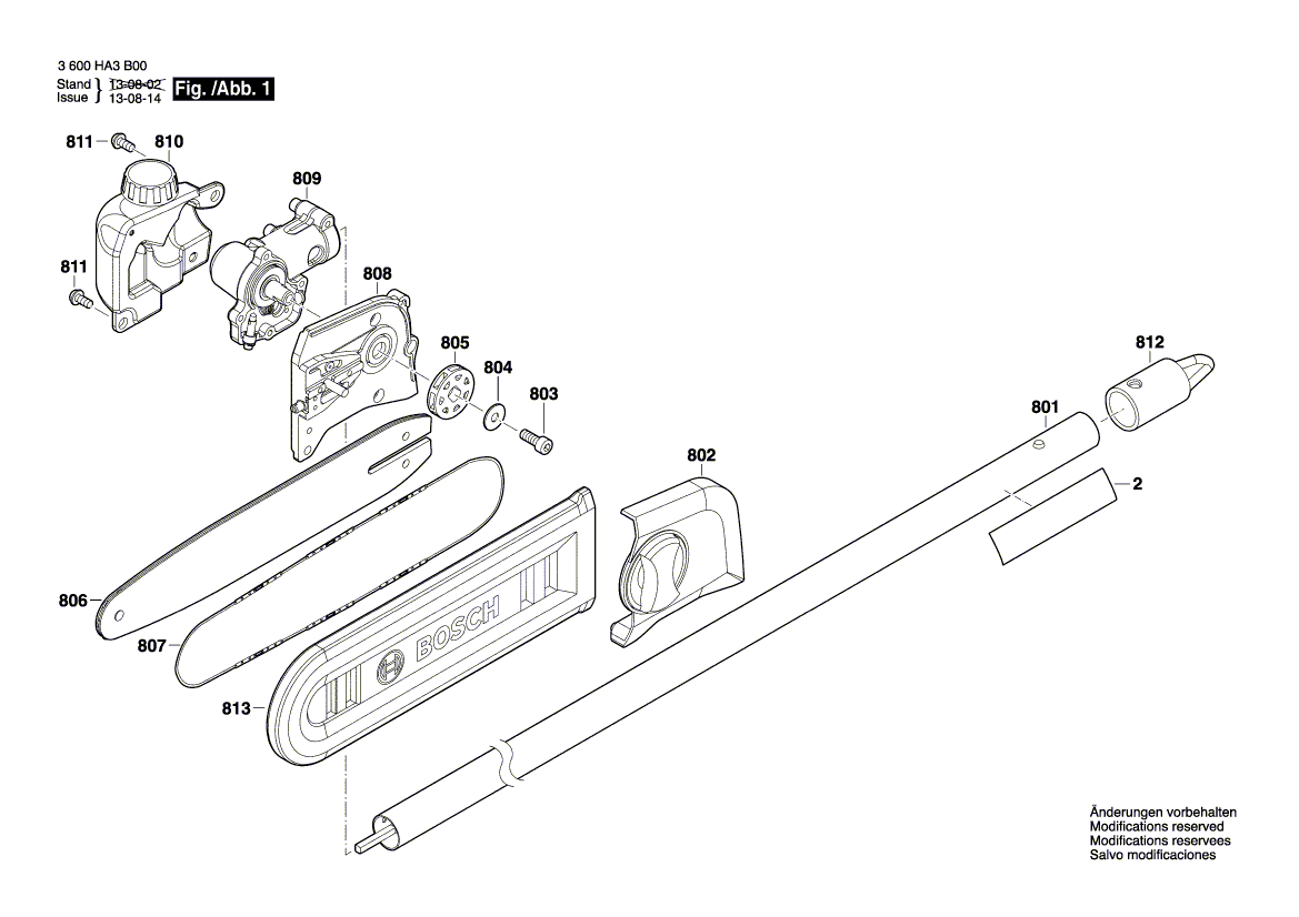 Ny ekte Bosch F016F04481 kjedevakt