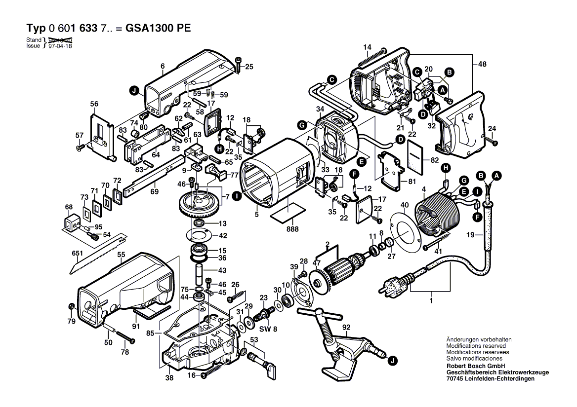 Nouveau véritable Bosch 1609203111 Pierre de Slot T