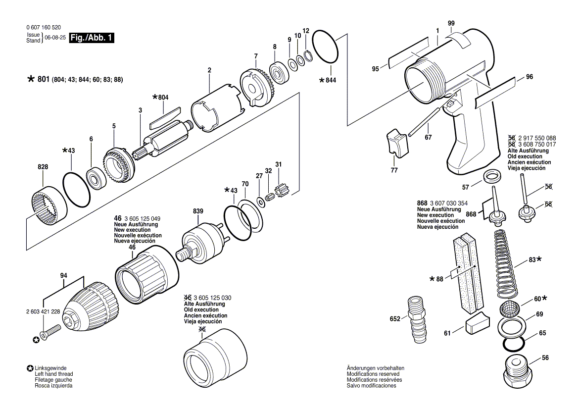 Nouveau véritable Bosch 3606316090 Équipement cylindrique