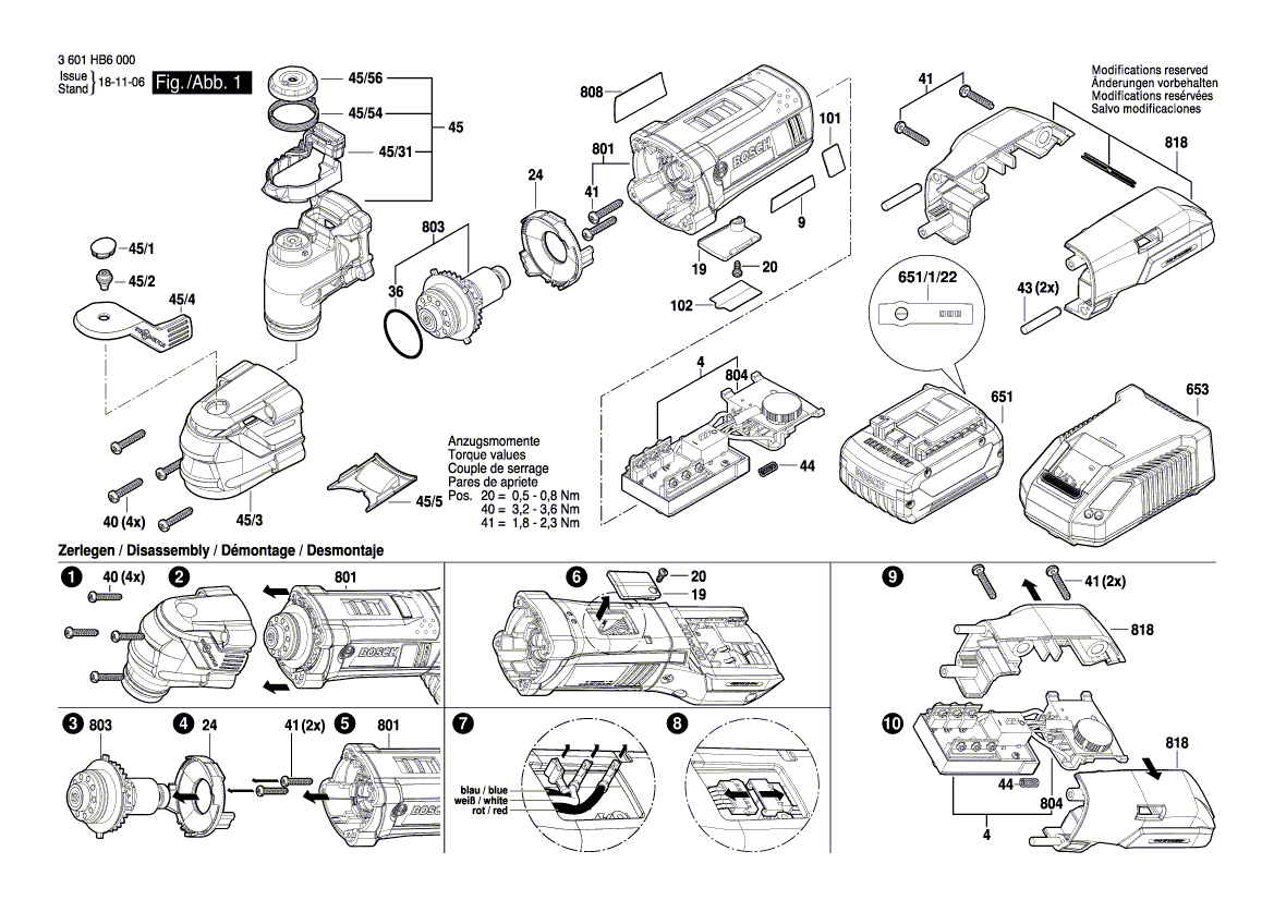 Neuer Original-Getriebekopf 1600A016EN von Bosch