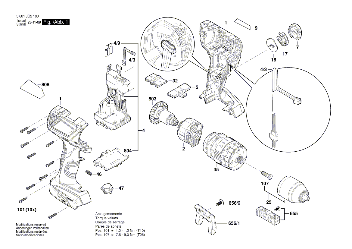 Ny ekte Bosch 1619p13836 Stator