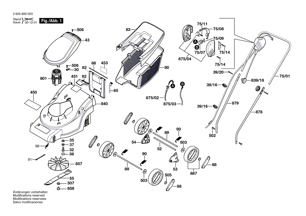 Nouveau véritable bosch F016L35307 Washingt printanier