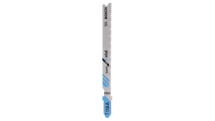 Ny äkta Bosch 2609256729 Jigsaw Blade HSS, T 118 A Jigsaw Blades for Metal