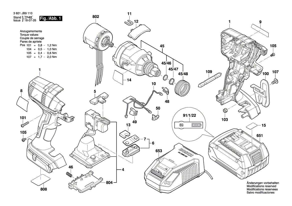 Новый подлинный Bosch 1600A01P7G предупреждающий этикетка