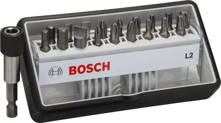 Nieuwe echte Bosch 2607002568 Extra harde schroevendraaierset, robuuste lijn,