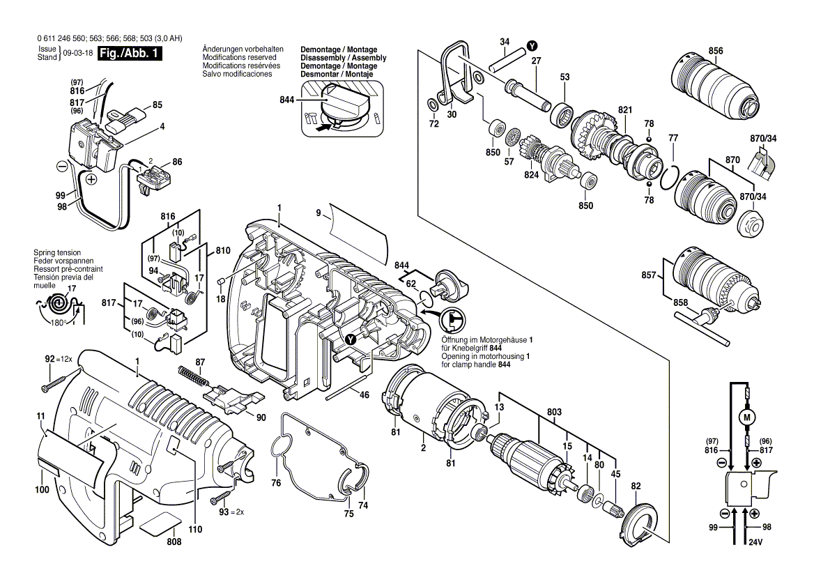 Nouvelle plaque de référence authentique Bosch 1611110A36