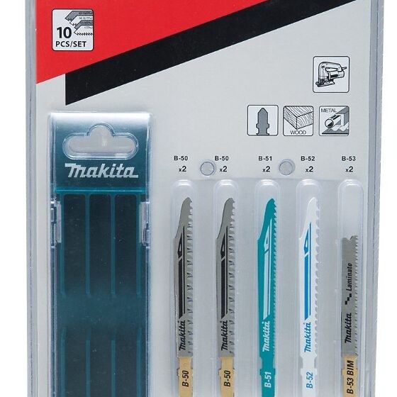 Nieuwe echte Makita B-44426 Jigsaw Blades Pack van 10 stuks