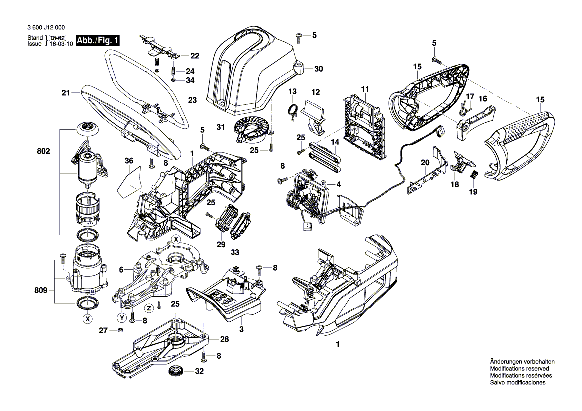 Ny ekte Bosch F016L76767 håndtak