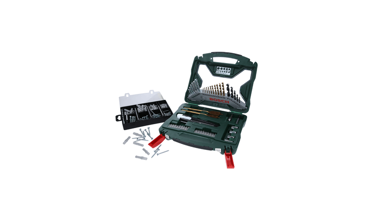 Ny äkta Bosch 2607017523 Tillbehörsset X-Line 50TI Plus 173st Fixing Set